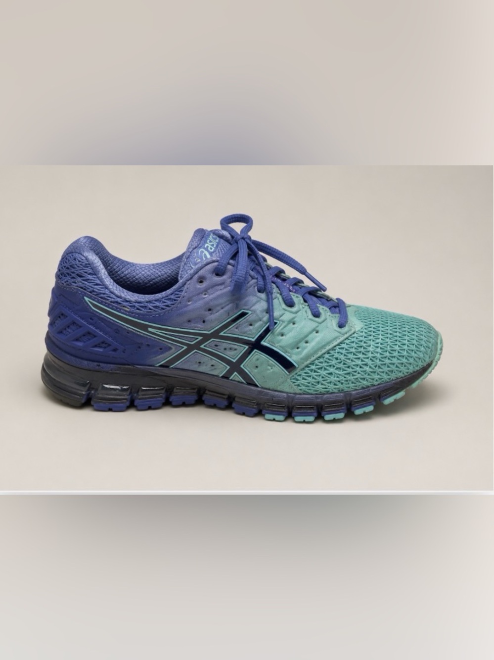 Asics Women's Gel Quantum 180 2 - Teal and Lavender Size 7
